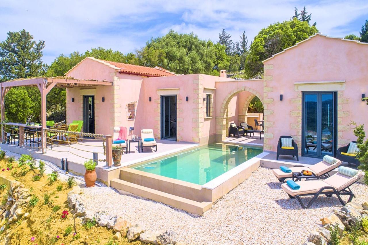 Villa Vardis Heated Pool Vryses 외부 사진