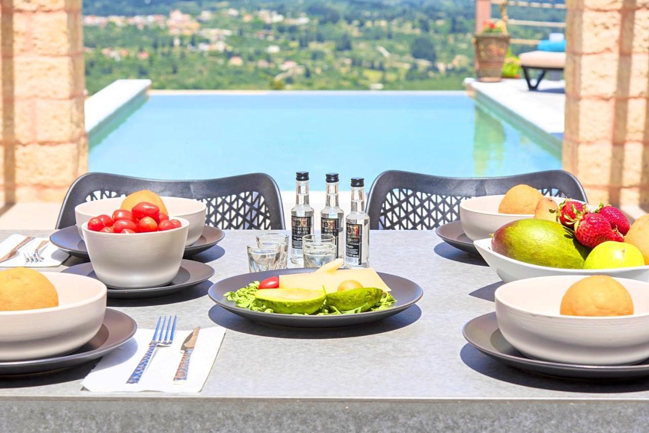 Villa Vardis Heated Pool Vryses 외부 사진