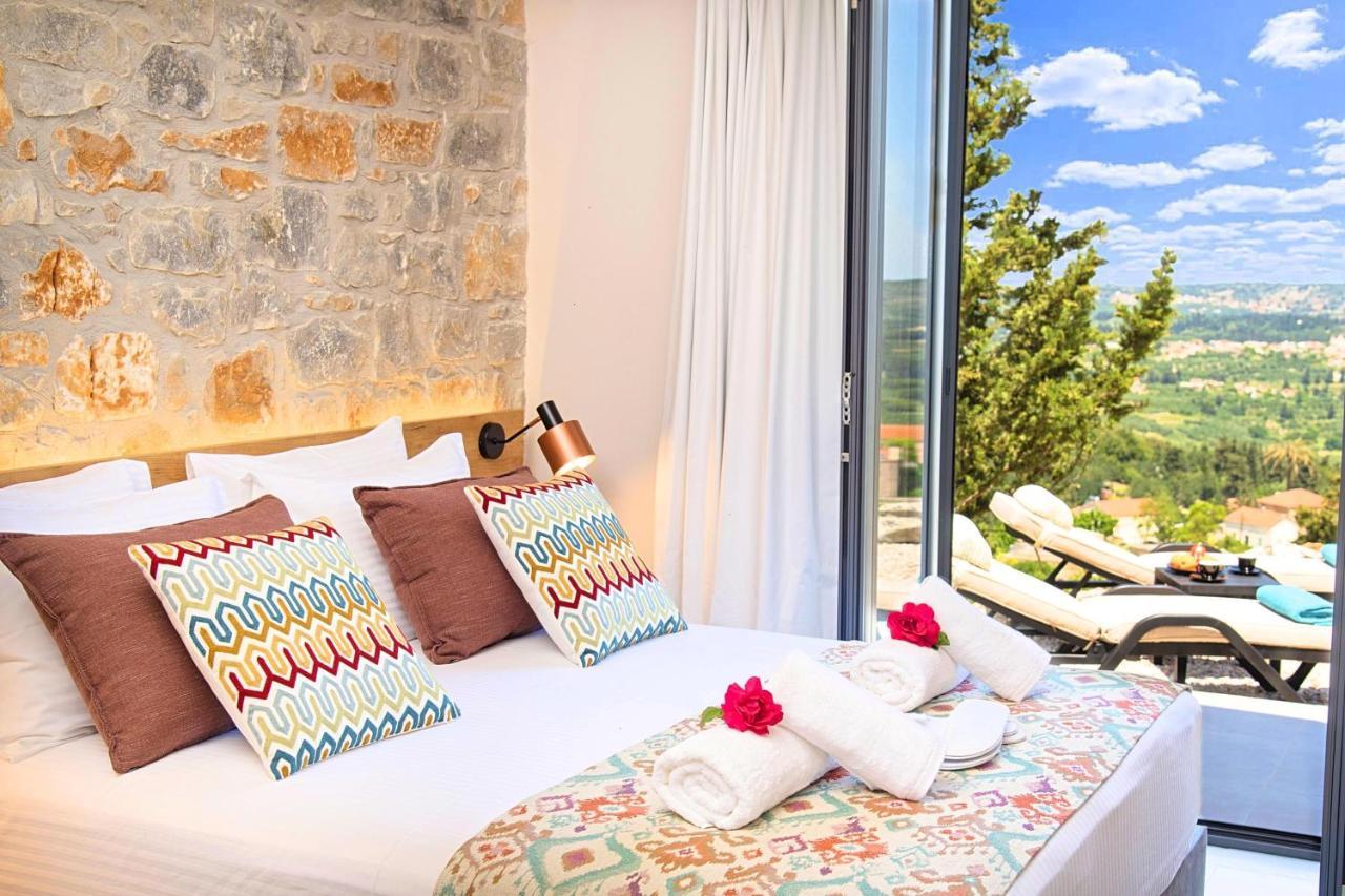 Villa Vardis Heated Pool Vryses 외부 사진