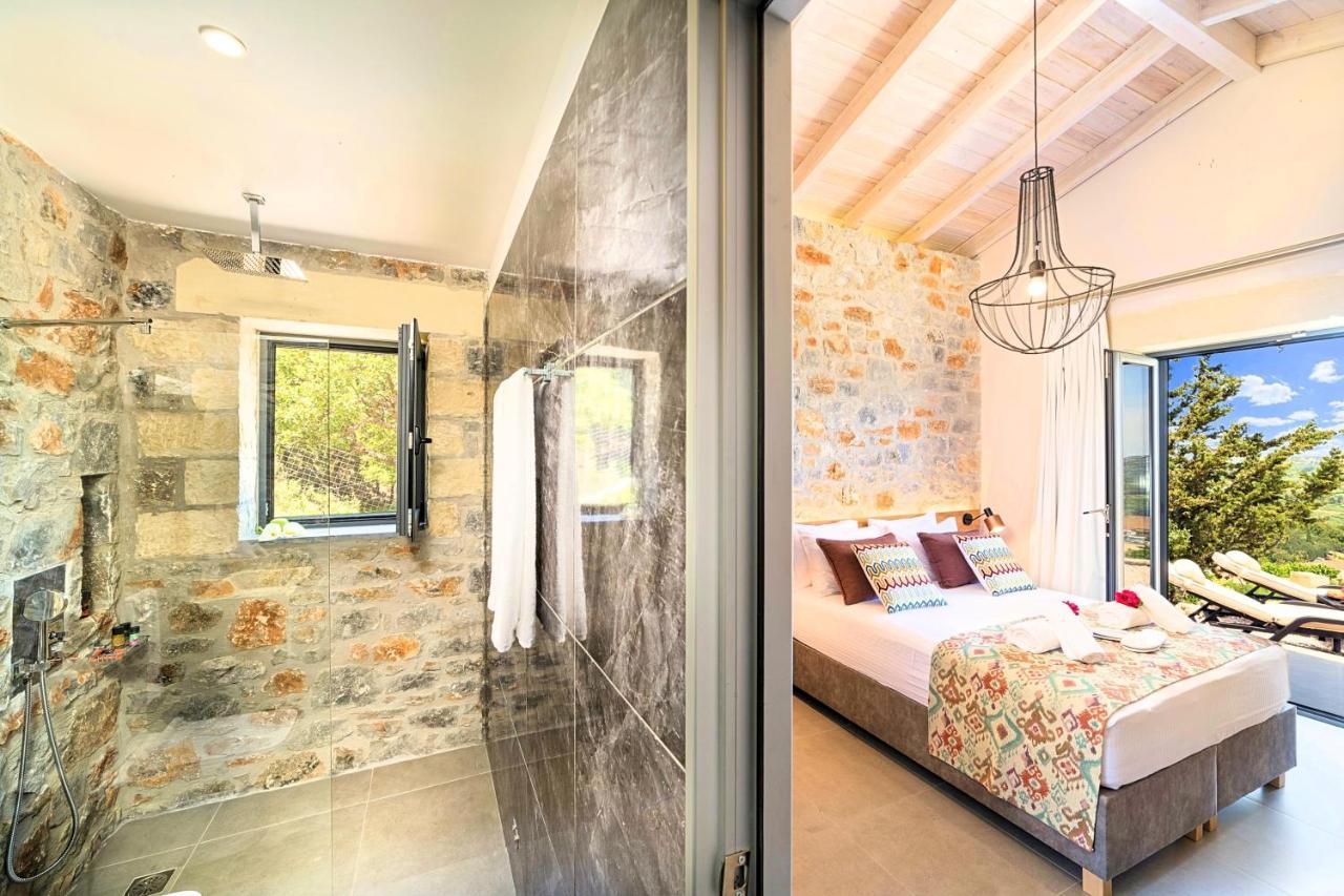Villa Vardis Heated Pool Vryses 외부 사진