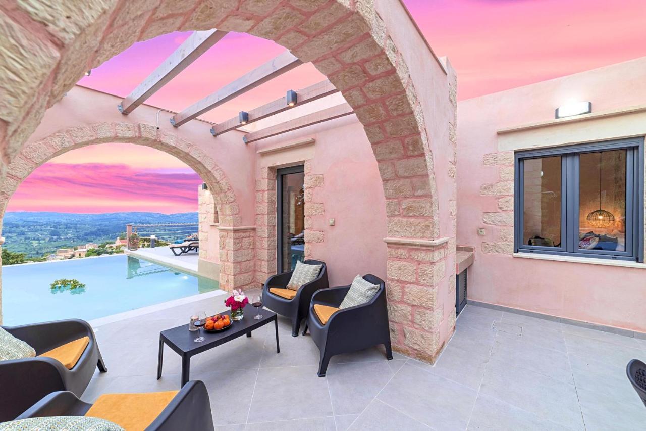 Villa Vardis Heated Pool Vryses 외부 사진